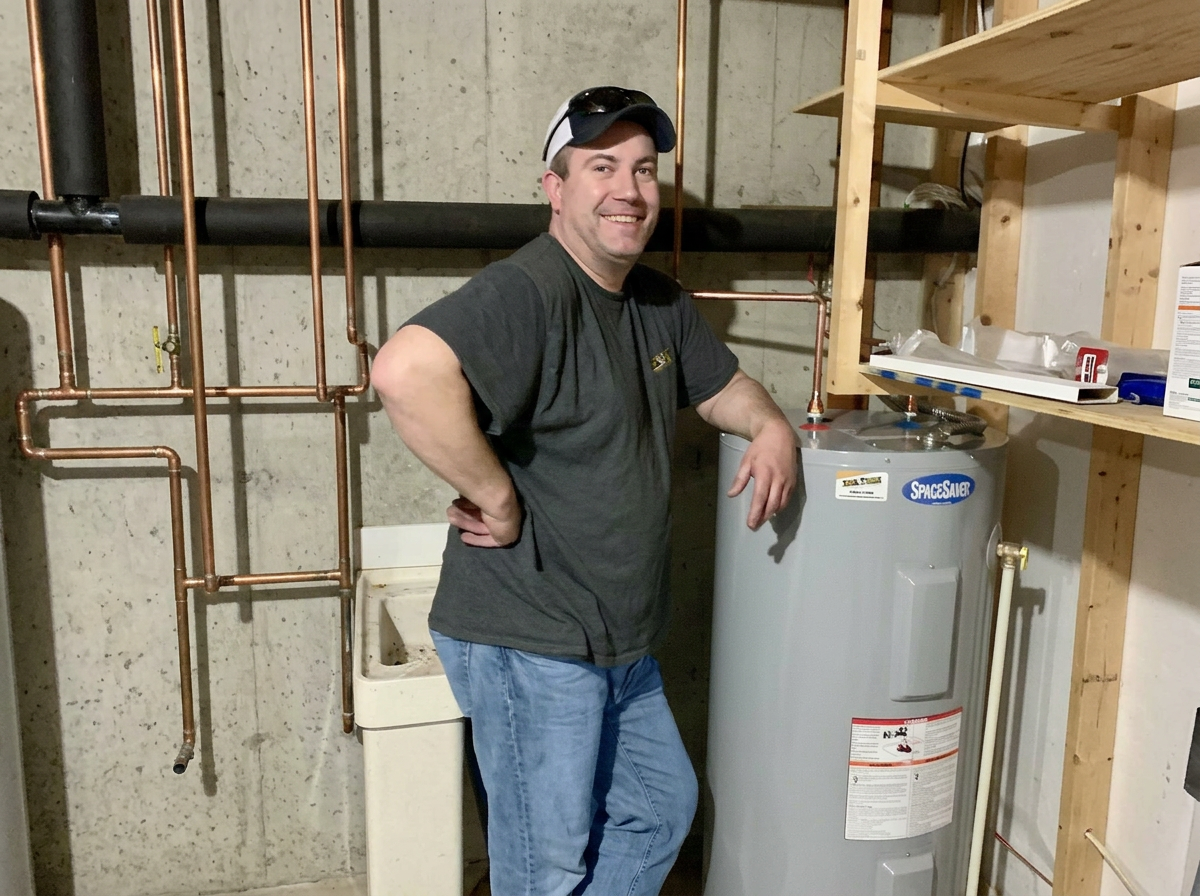 Licensed Yonkers plumber from Expert Plumbing of Yonkers ready for a service call in a Westchester County home